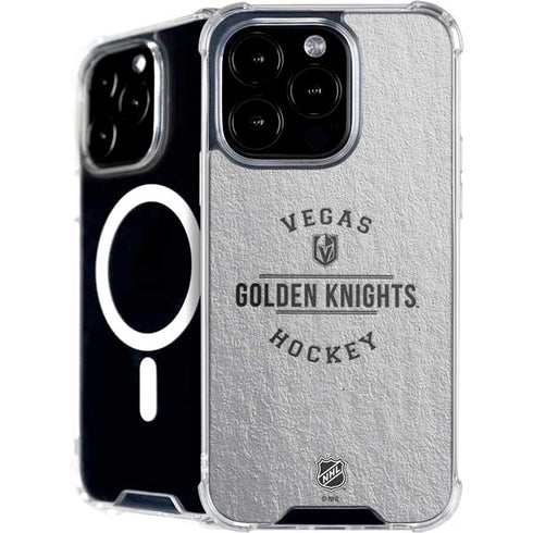 NHL Vegas Golden Knights Black Text iPhone 16 Pro MagSafe Case